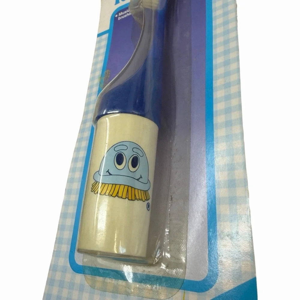 Vintage 1986 Playskool Musical Tooth Brush Scrubbing Bubbles‎ NEW OLD STOCK